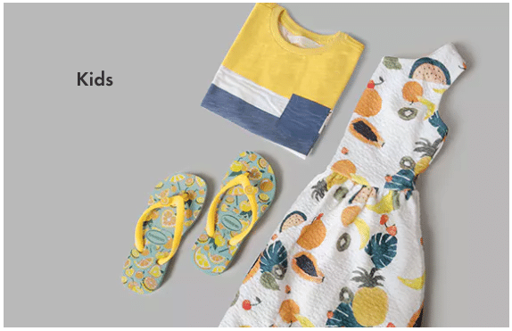 Kids clothing and free gift cards for Spring purchases with Shopkick