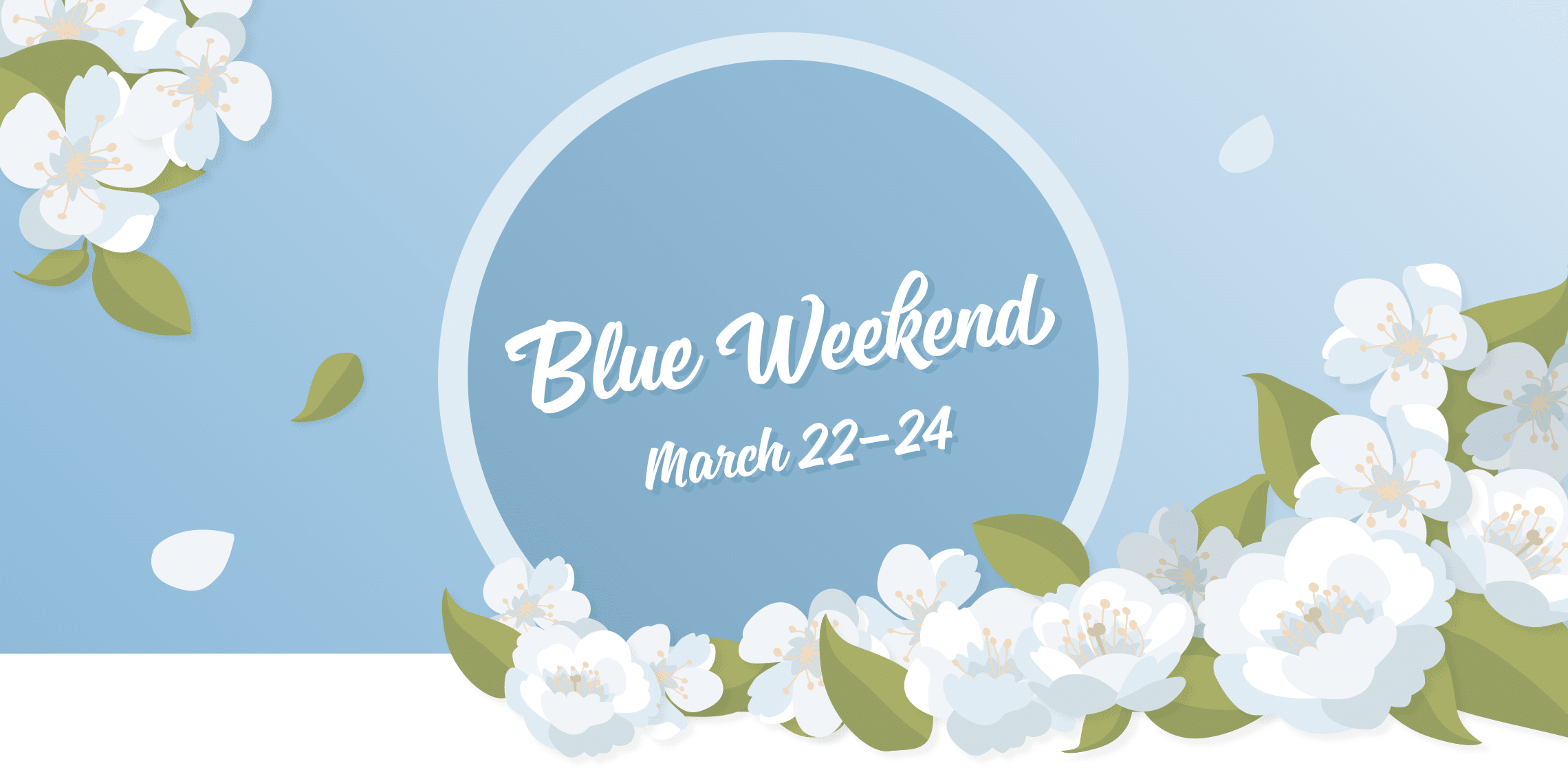 Blue Weekend is HERE!